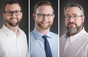 Nathaniel Martin, Brian Self and Joshua Ruminer of WD&D Architects