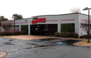The former One Banc branch at 8000 Cantrell Road in Little Rock.