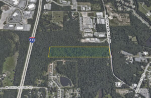 The 26.5 acres in west Little Rock at the northwest corner of Shackleford and West Rockwood roads that Todd and Carol Witham bought recently. (Parcel dimensions approximate)