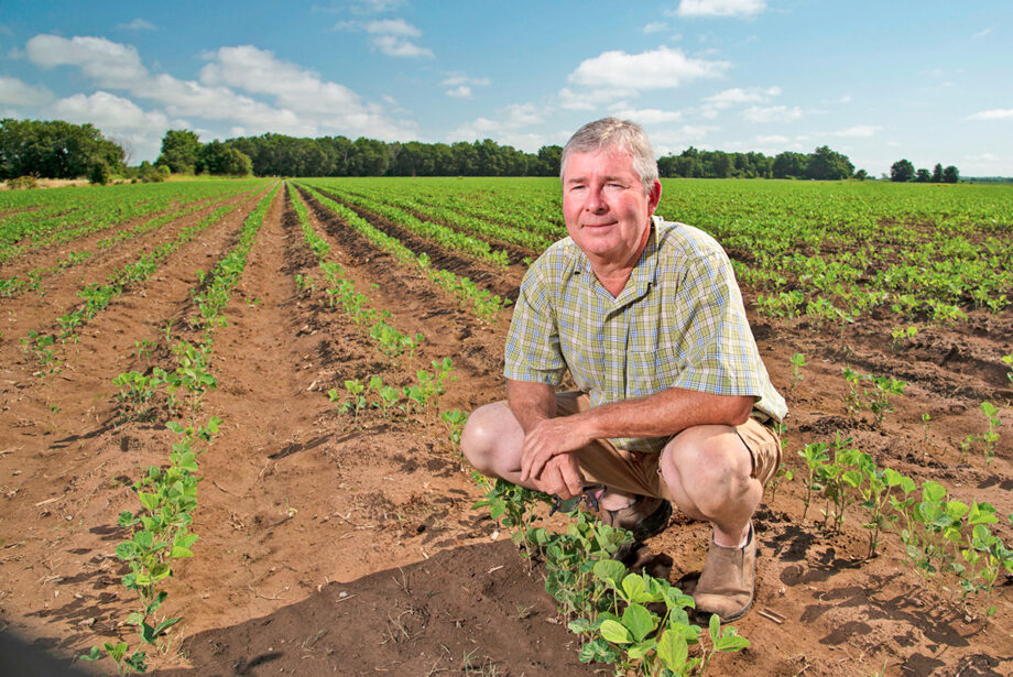 Rusty Smith, who farms near Cotton Plant, says market uncertainty has made it hard to book a soybean crop for delivery.