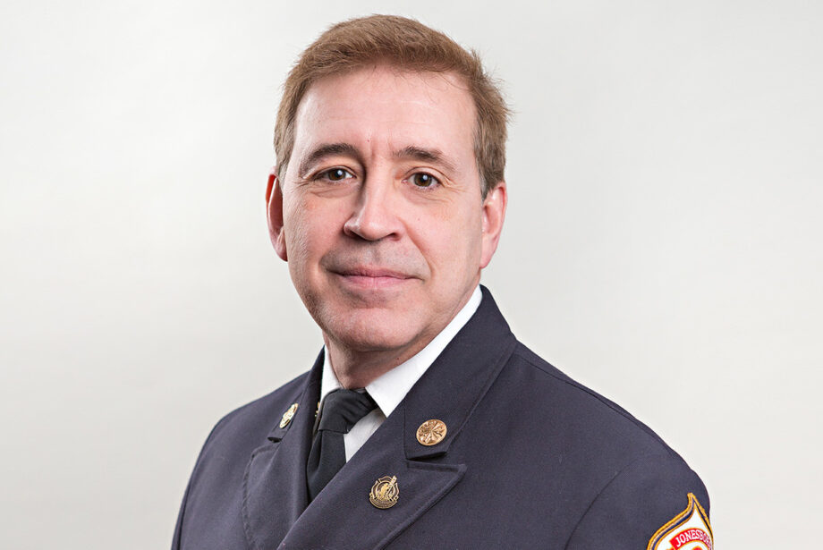 Fire Chief Kevin Miller of Jonesboro.