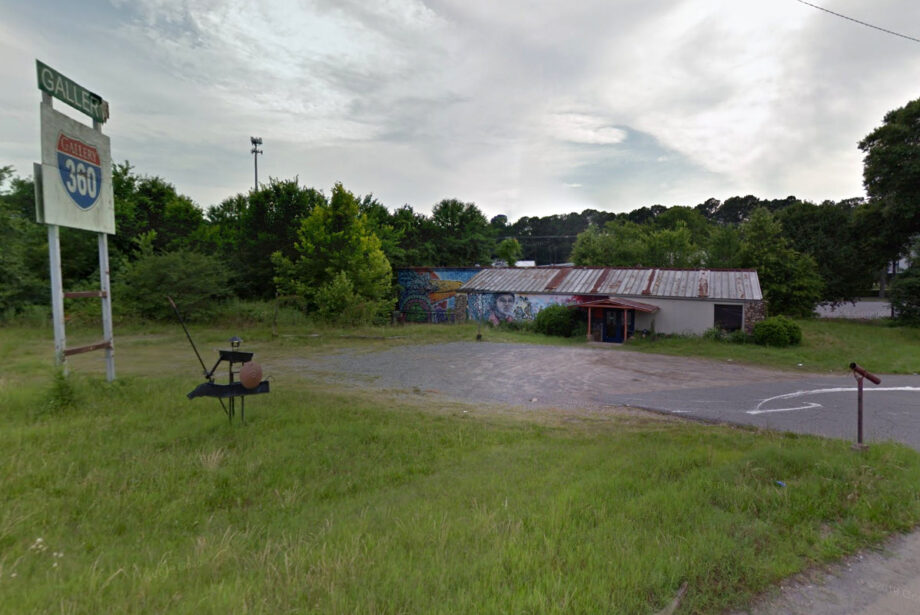 The former Gallery 360, shown above, has been demolished to make room for Natural State Wellness Dispensary at 900 S. Rodney Parham Road in Little Rock.