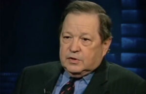 Wesley Pruden, shown during a 2005 appearance on C-SPAN.