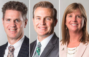 Bruce Rew, Lanny Nickell and Barbara Sugg of Southwest Power Pool in Little Rock.