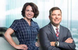 Michelle and Jason Browning of Wright Lindsey Jennings in Little Rock.