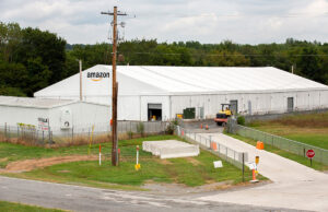 The Amazon distribution facility at 1620 N. Locust St. in North Little Rock.