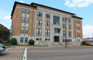 Pope County Circuit Court in Russellville, site of cases involving unwanted faxes.