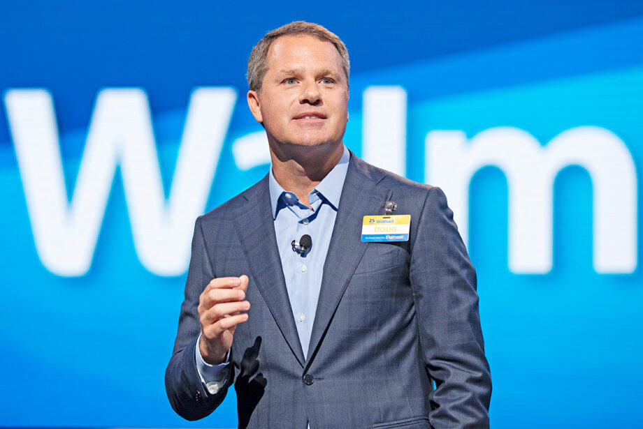 Doug McMillon, Walmart president and CEO, received $23.6 million in total compensation last year.