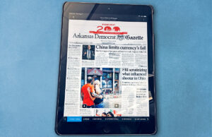The daily &ldquo;paper&rdquo; now arrives at Arkansas Business mainly on an iPad.