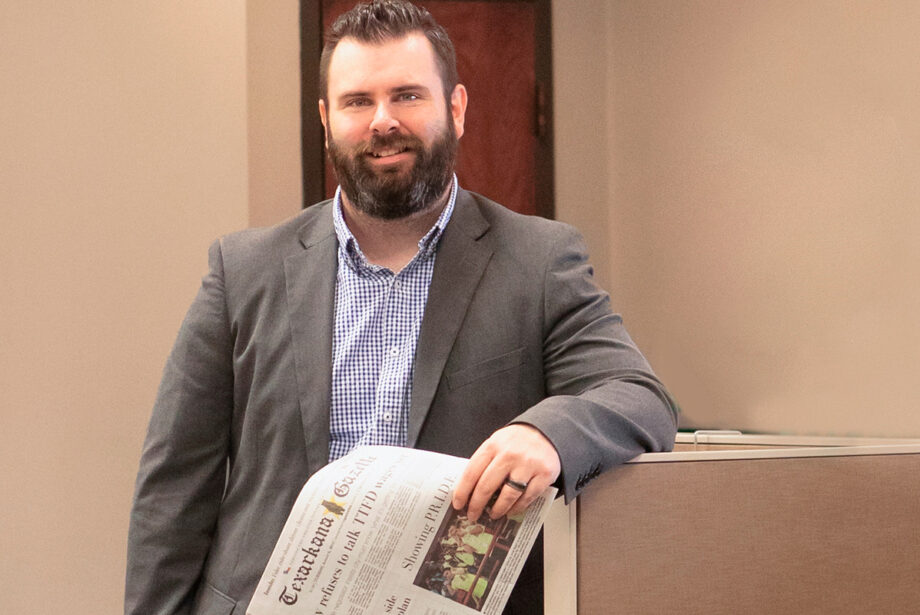 James Bright, who became general manager of the Texarkana Gazette this year, has concrete plans and bright hopes for the paper despite a long downturn in the daily newspaper business.