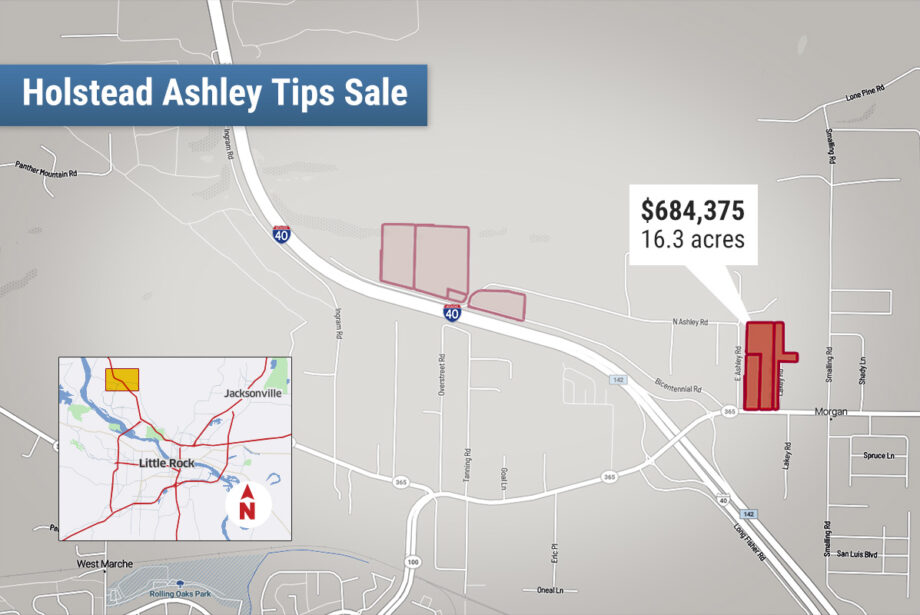 Holstead Ashley Group bought 16.3 acres in three parcels in Morgan, located about a mile east of about 36 acres it already owns near Interstate 40.