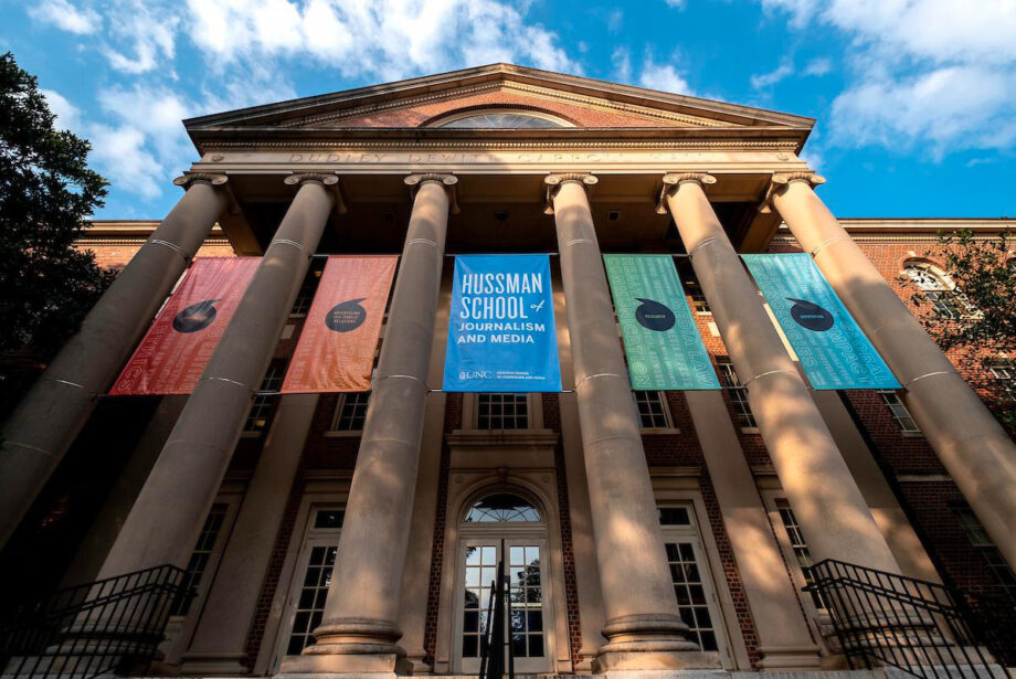 The recently-renamed Hussman School of Journalism & Media at the University of North Carolina in Chapel Hill.