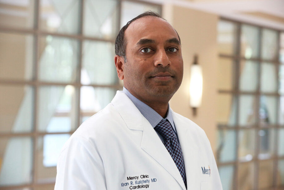 Dr. Kiran Kurichety of Mercy Clinic Cardiology-Springdale