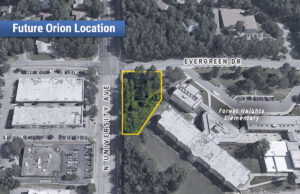 Orion Federal Credit Union of Memphis bought the midtown lot outlined above for $225,000 from Mangan Properties LLC.
