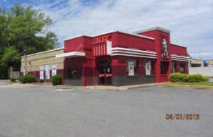 The KFC restaurant at 8220 Geyer Springs Road in Little Rock