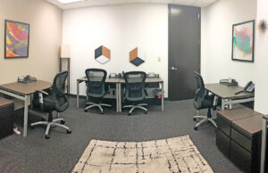 Regus offers this coworking space, as well as virtual offices and other flexible workspaces, on the 17th floor of the Regions Center in downtown Little Rock .