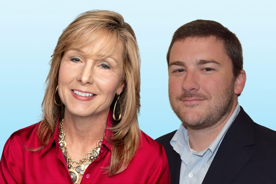 Lisa Turpin and Bradford Gaines of Colliers International in Little Rock.