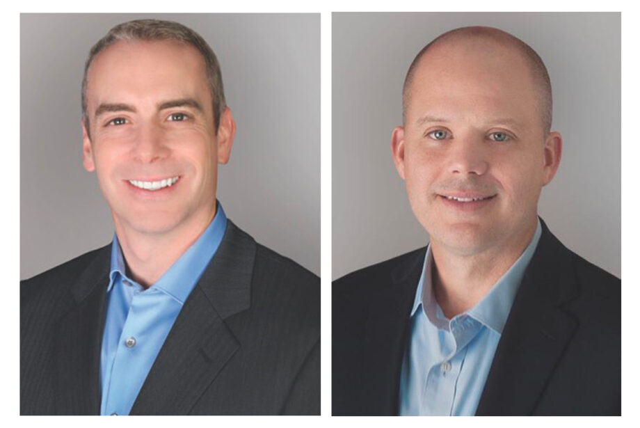 Kevin Williams, president of Union Bank of Mena, and Jarrod Yarnell, CEO of Union Bankshares.