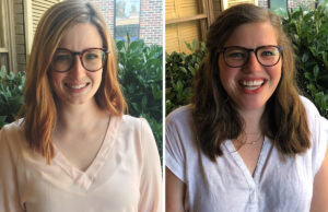 Natalie Clark and Hanna French of Ozark Mission Project in Little Rock.