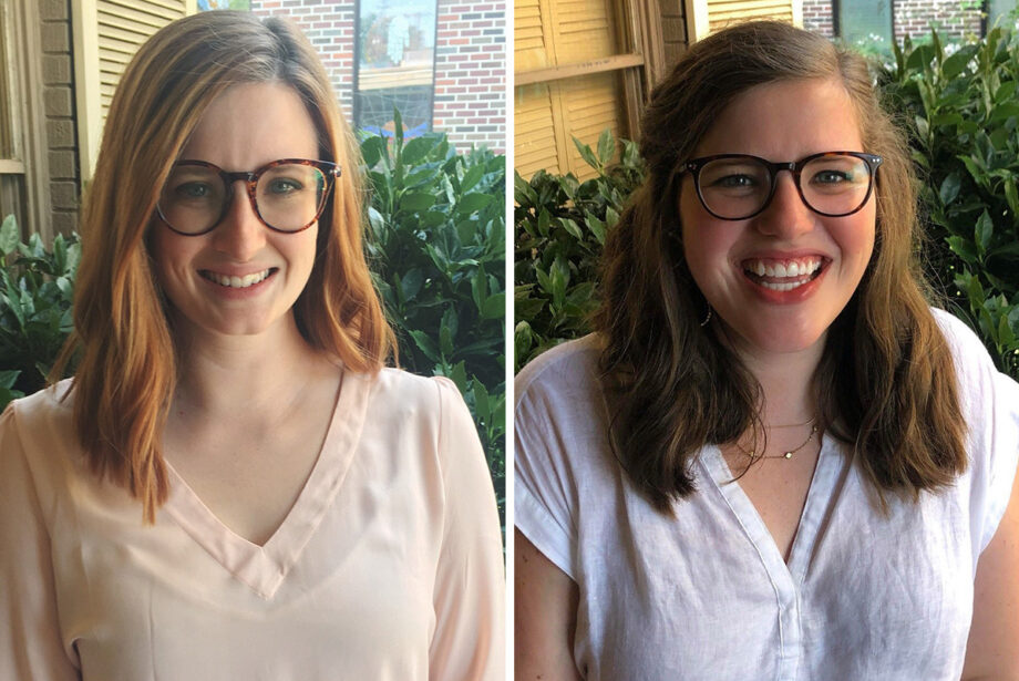 Natalie Clark and Hanna French of Ozark Mission Project in Little Rock.