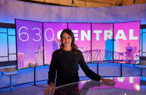 Dawn Scott on the new set at KTHV, where the longtime anchor will lead a new evening program, &ldquo;630 Central.&rdquo;