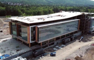 The $98.8 million Bank OZK headquarters in Little Rock is the largest office project under construction in Arkansas.