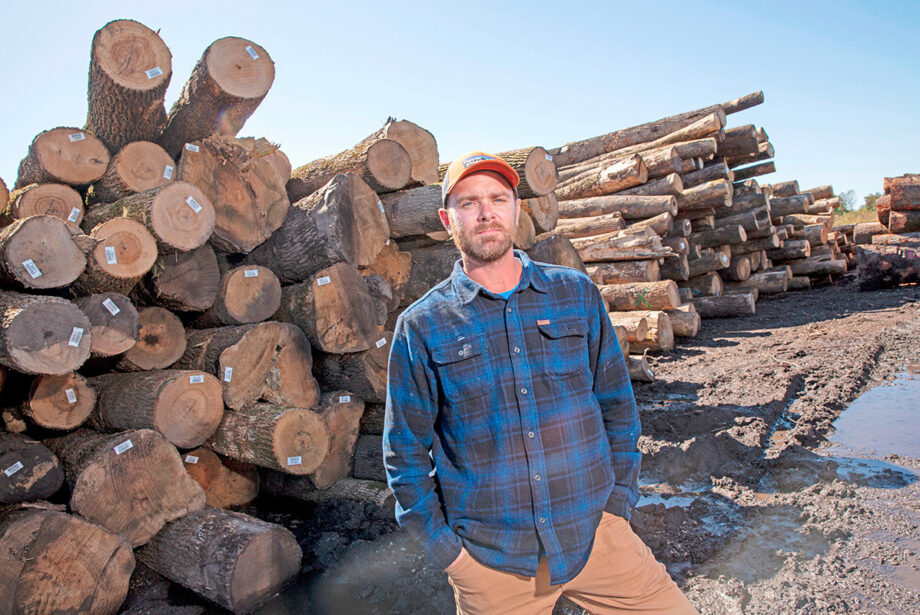 Shane Martin, operating manager of Dragon Woodland, is busy overseeing the buildout of the company’s sawmill in Helena-West Helena.