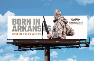 Stone Ward is running a home-embracing campaign for Natural Gear of Little Rock.