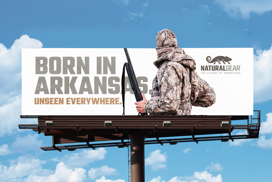 Stone Ward is running a home-embracing campaign for Natural Gear of Little Rock.