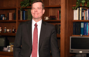 Cam Patterson, the UAMS chancellor, has presided over a period of financial improvement.