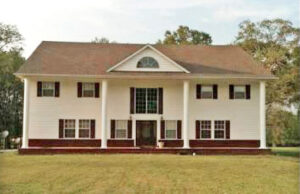 Rick Merechka built this 6,000-SF home in Alma  in the 2000s. It burned to the ground in April 2015, triggering a legal fight with his insurance carrier.