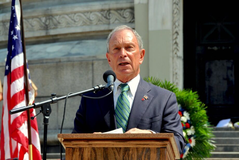 Michael Bloomberg speaking in New York City in 2012.