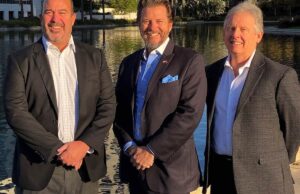 From left to right: Mitch Lewis, Fred Sloan and Randy Jones of TACenergy.
