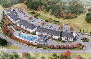 Phase 1 of the planned Esplanade District includes an apartment property on River Road in North Little Rock.
