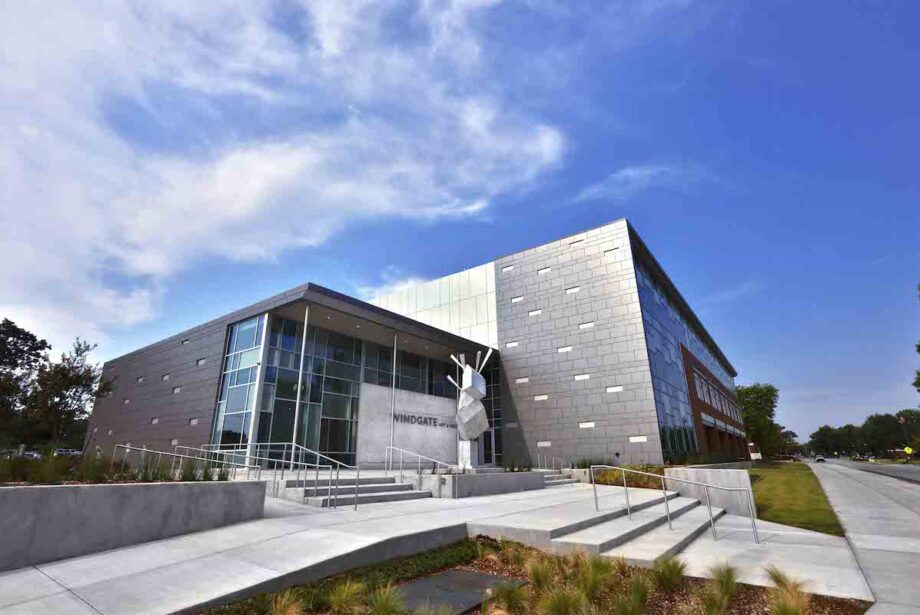Windgate Art & Design at UAFS, a state-of-the-art gallery, workspace, classroom and office building built with a $15.5 million gift from the Windgate Foundation.