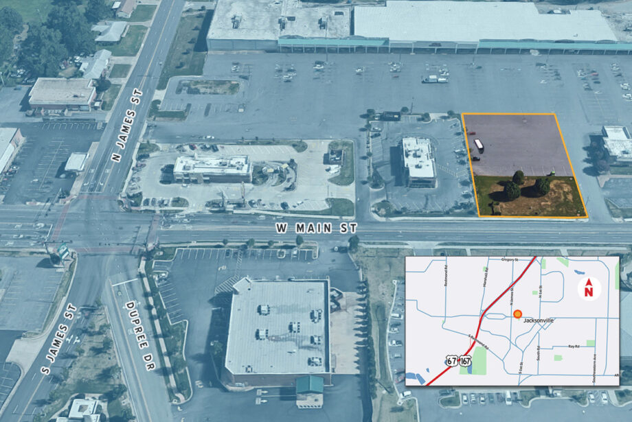 Jacksonville Mayor Bob Johnson says the city has a plan for a recently donated parcel along West Main Street.