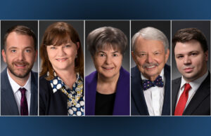 From left: Bryan Borland, Robin Fish, Bonnie Johnson, Philip Kaplan and Nicholas Williams.