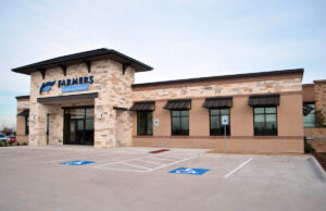 Farmers Bank & Trust's new branch location in Prosper, Texas.