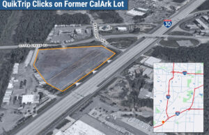 QuikTrip operates convenience stores in ten states. (Parcel lines approximate.)