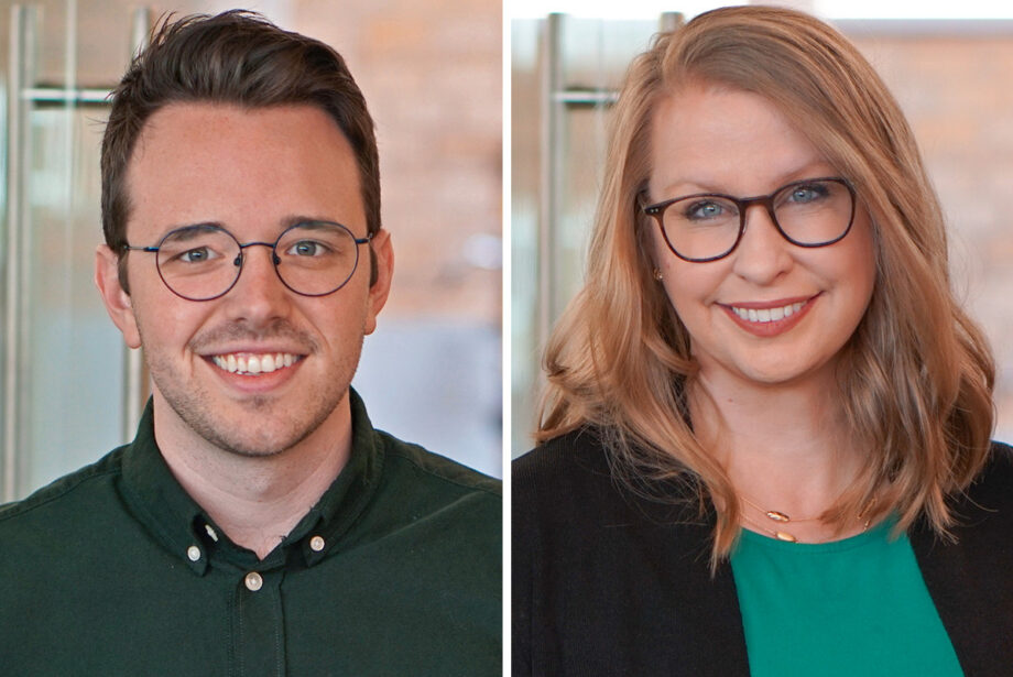 Cody Snellenberger and Mandy Breckenridge of Polk Stanley Wilcox Architects in Little Rock.