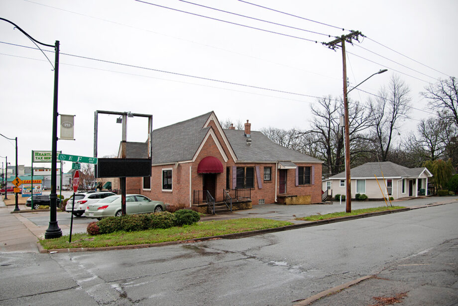 Federal prosecutors filed a civil lawsuit to seize properties they said were bought with money from an $11.5 million fraud scheme.  Two properties are shown above at 3600 John F. Kennedy Blvd. (left) and 105 E. F Ave. in North Little Rock.