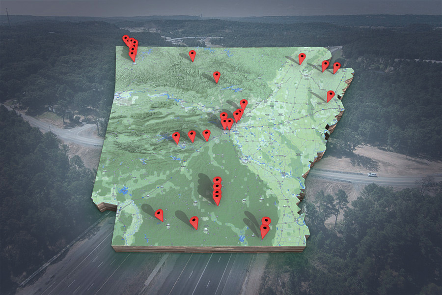 The Connecting Arkansas Program, approved by Arkansas voters in 2012, has funded 36 projects across 19 corridors across the state.