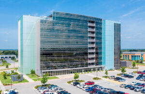 The J.B. Hunt Tower at 5100 J.B. Hunt Drive in Rogers.