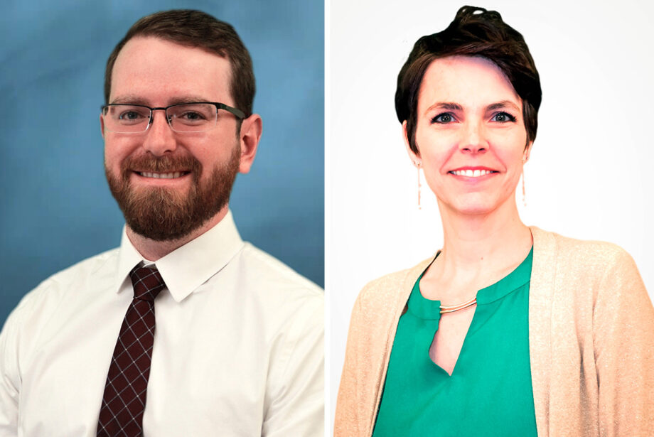 Alex Smith and Paige Witcher of MCE in Little Rock.