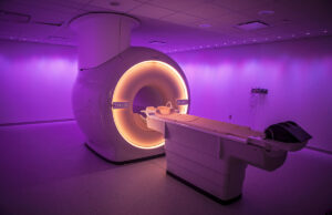 An MRI room at the UAMS Winthrop P. Rockefeller Cancer Institute