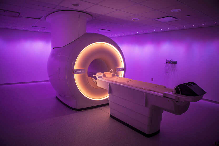 An MRI room at the UAMS Winthrop P. Rockefeller Cancer Institute