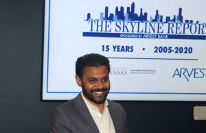 Mervin Jebaraj, director of the University of Arkansas' Center of Business & Economic Research.