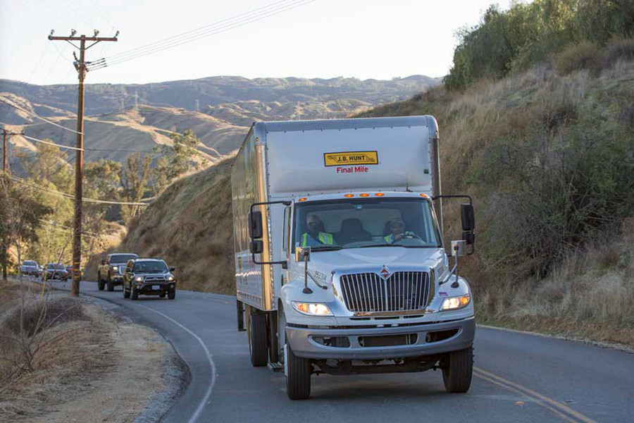 J.B. Hunt Transport Services says its new segment for Final Mile Services is the largest final mile asset network in the U.S.