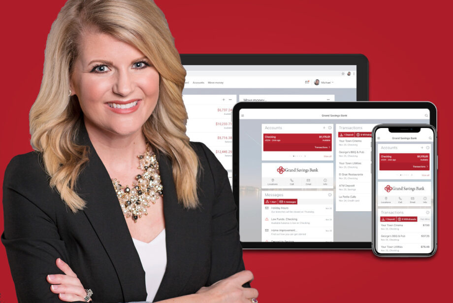 Natalie Bartholomew, chief administrative officer of Grand Savings Bank, said “If banks haven’t made a push toward some type of innovation, it is going to be blown wide open for them right now.”