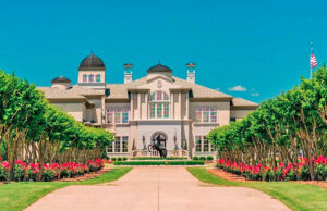 This 18,367-SF home sits on 20 acres in Fort Smith.